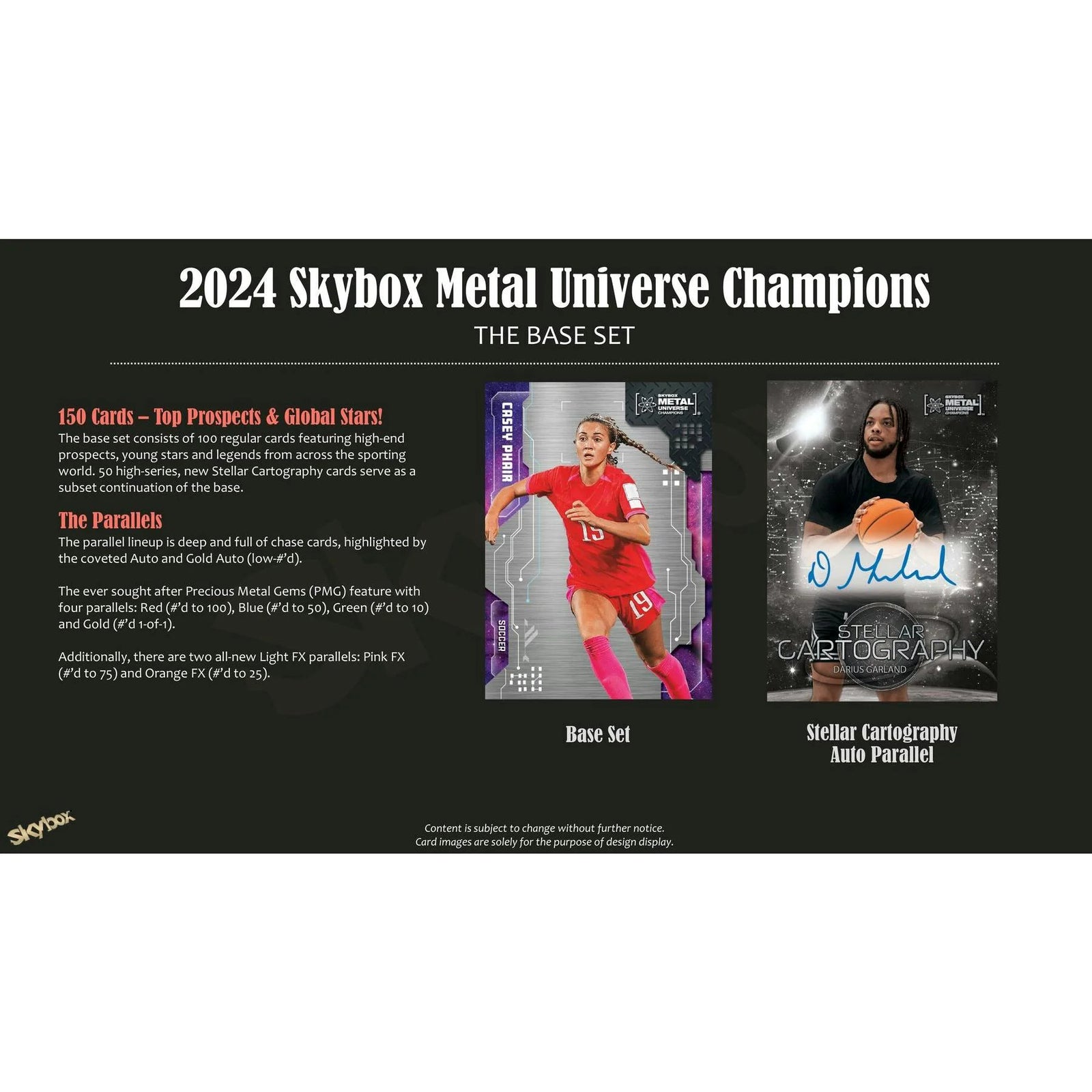 DRAFT - 2024 Upper Deck Skybox Metal Universe Champions Hobby 12-Box Case | dacardworld:BVXE0U0XOD