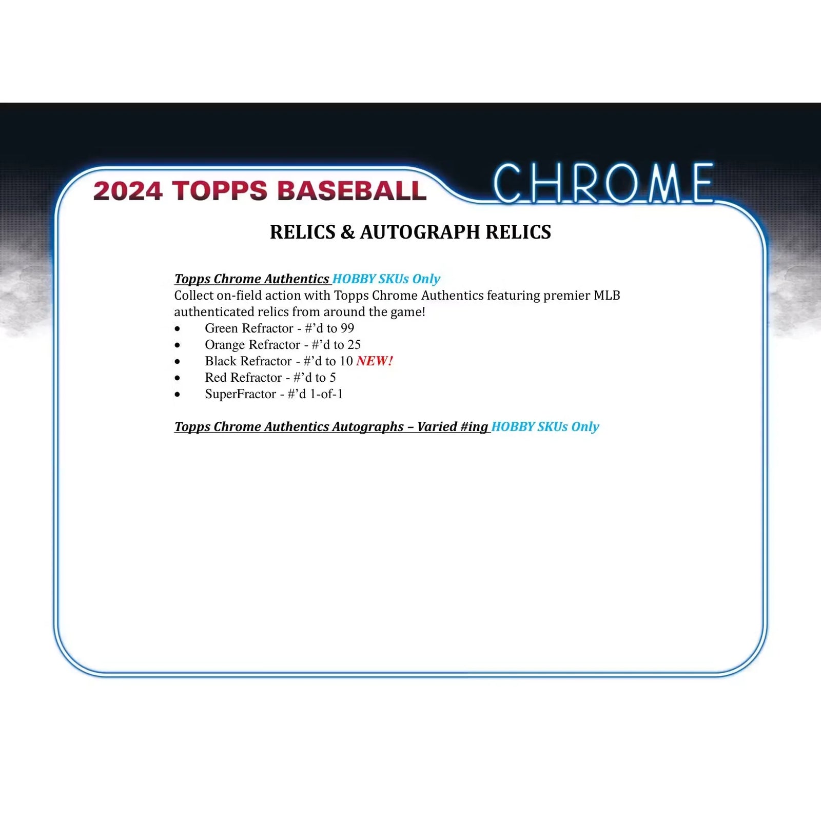2024 Topps Chrome Baseball Hobby Jumbo 8 Box Case