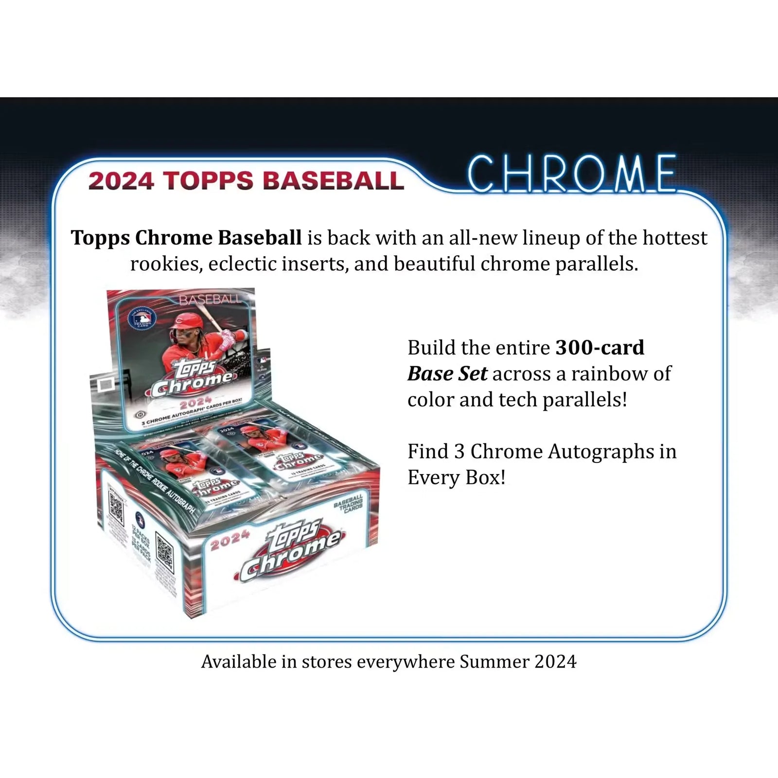 2024 Topps Chrome Baseball Hobby Jumbo 8 Box Case