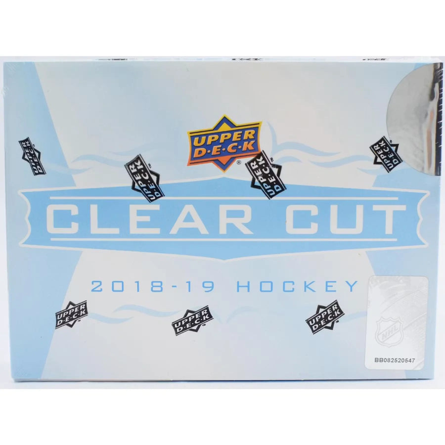 DRAFT - 2018-19 Upper Deck Clear Cut Hockey Hobby Box