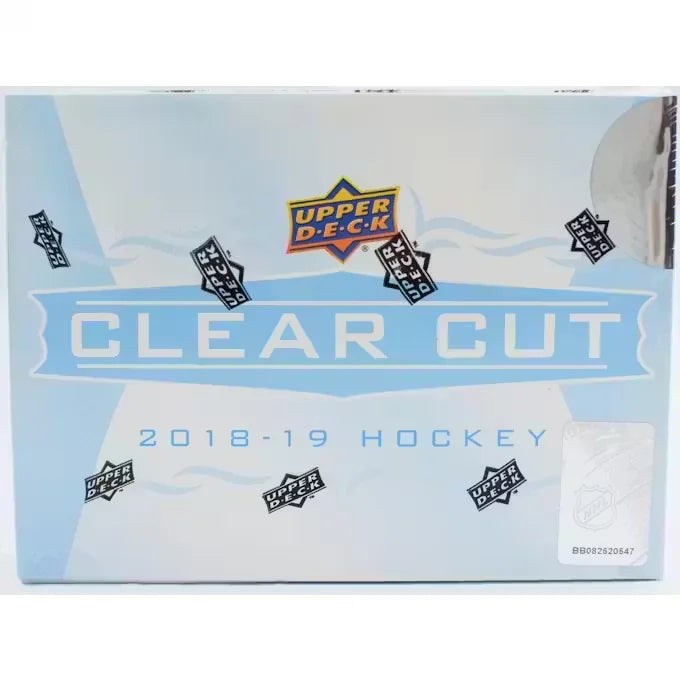 DRAFT - 2018-19 Upper Deck Clear Cut Hockey Hobby Box