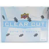 DRAFT - 2018-19 Upper Deck Clear Cut Hockey Hobby Box