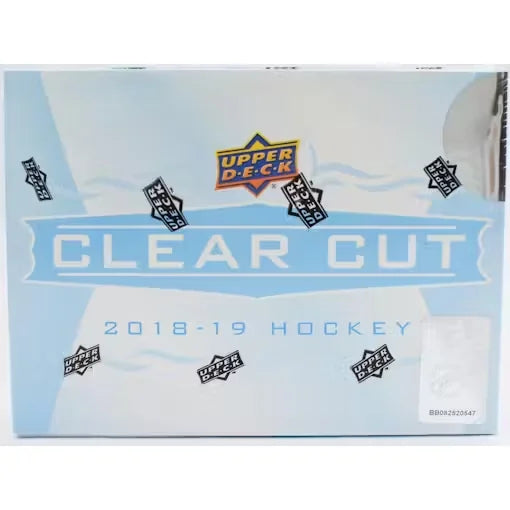 DRAFT - 2018-19 Upper Deck Clear Cut Hockey Hobby Box