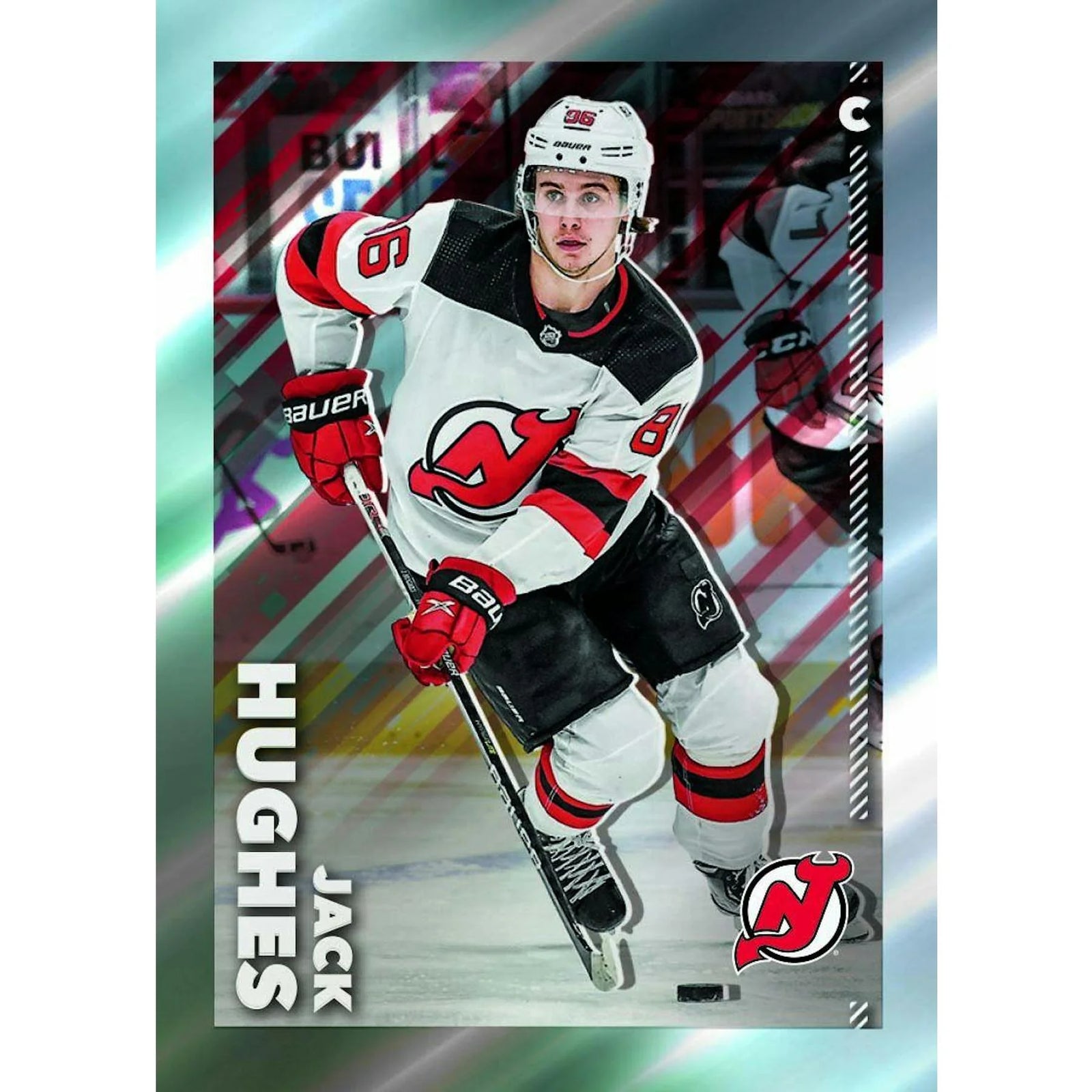 DRAFT - Just In 2022/23 Topps Chrome NHL Hockey Sticker Collection 40-Pack Box