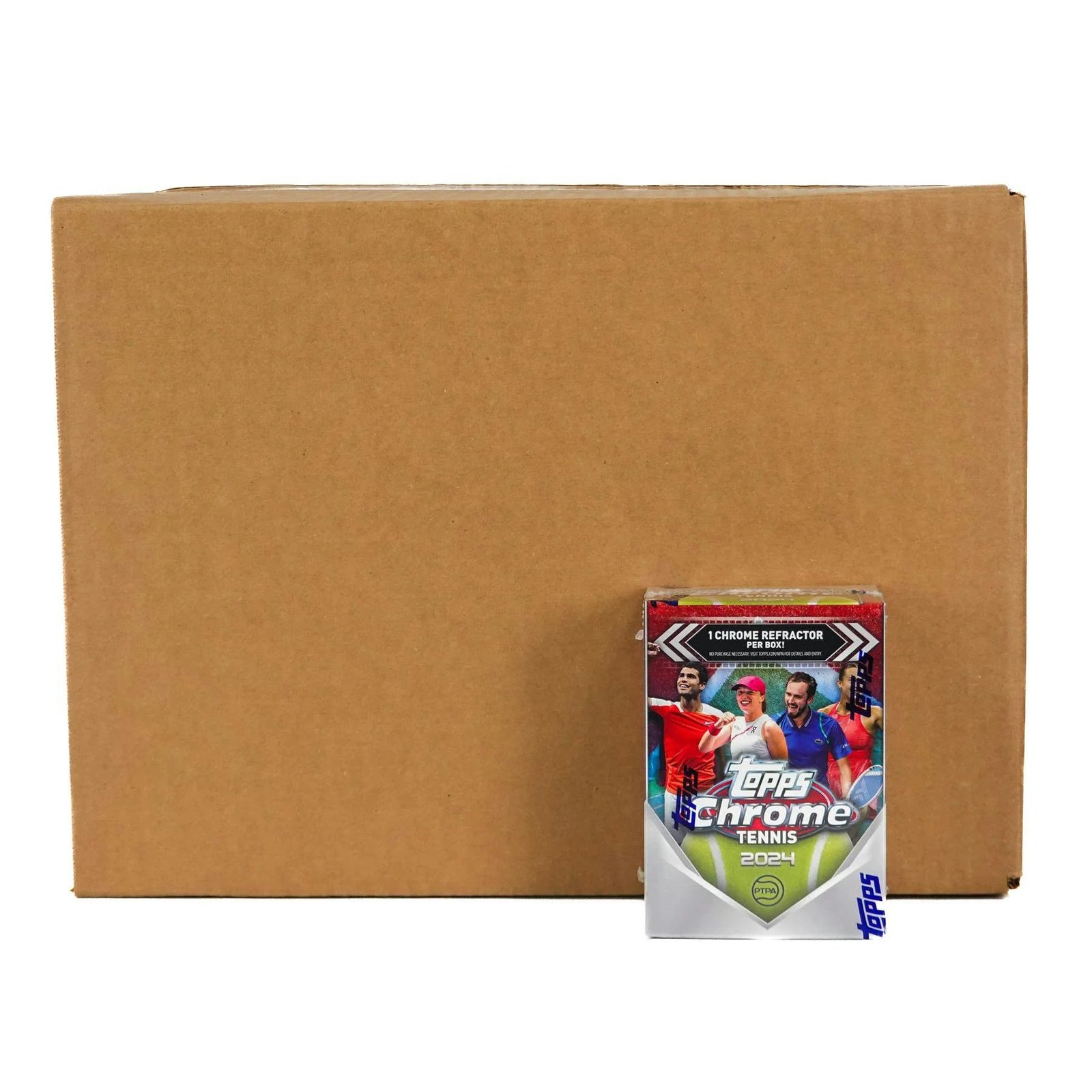 DRAFT - Just In 2024 Topps Chrome Tennis Blaster 40-Box Case