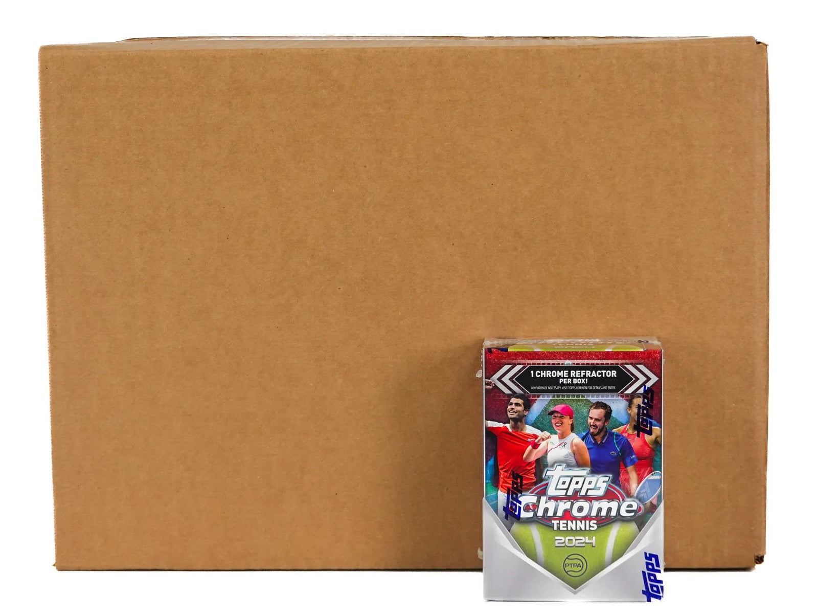 DRAFT - Just In 2024 Topps Chrome Tennis Blaster 40-Box Case