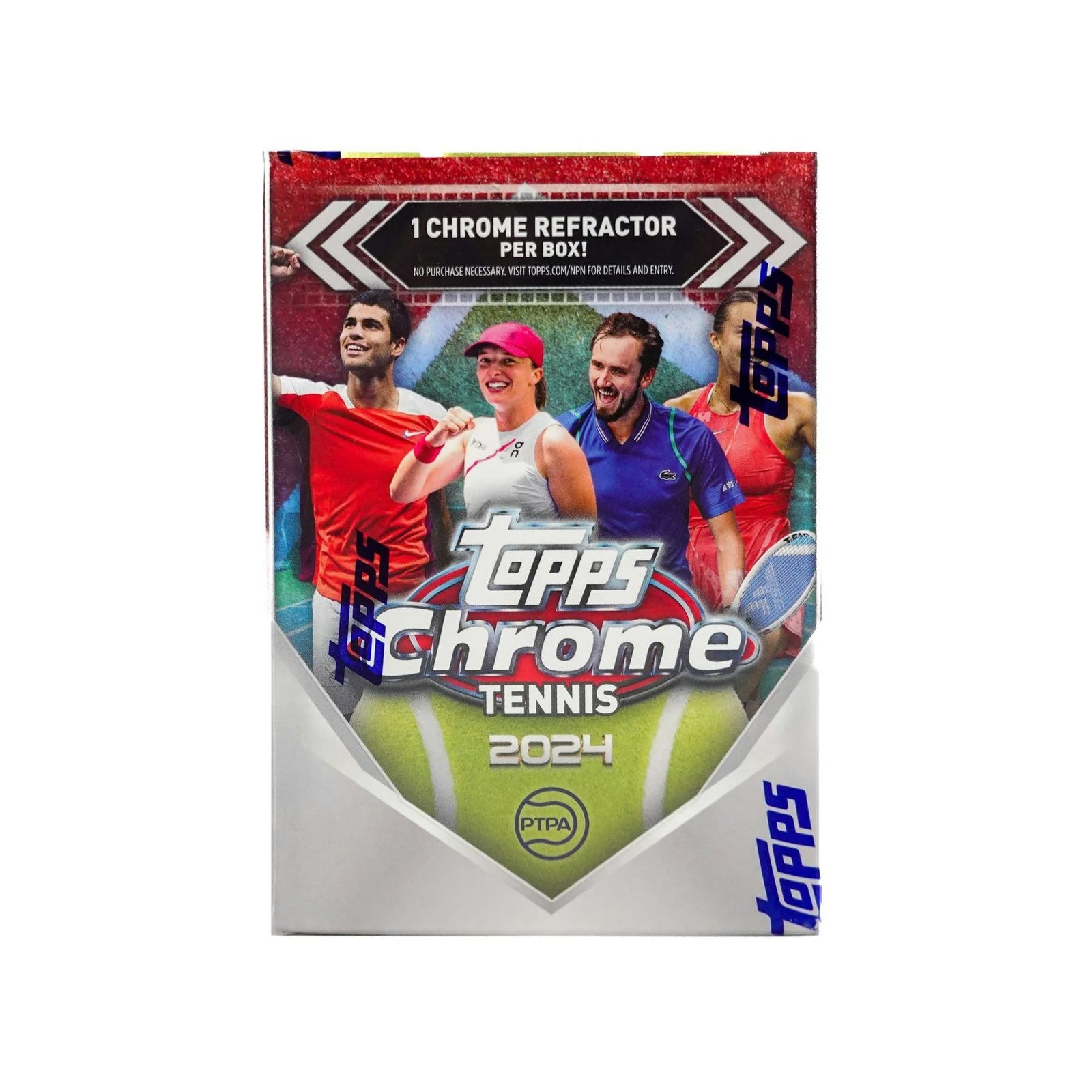 DRAFT - Just In 2024 Topps Chrome Tennis Blaster 40-Box Case