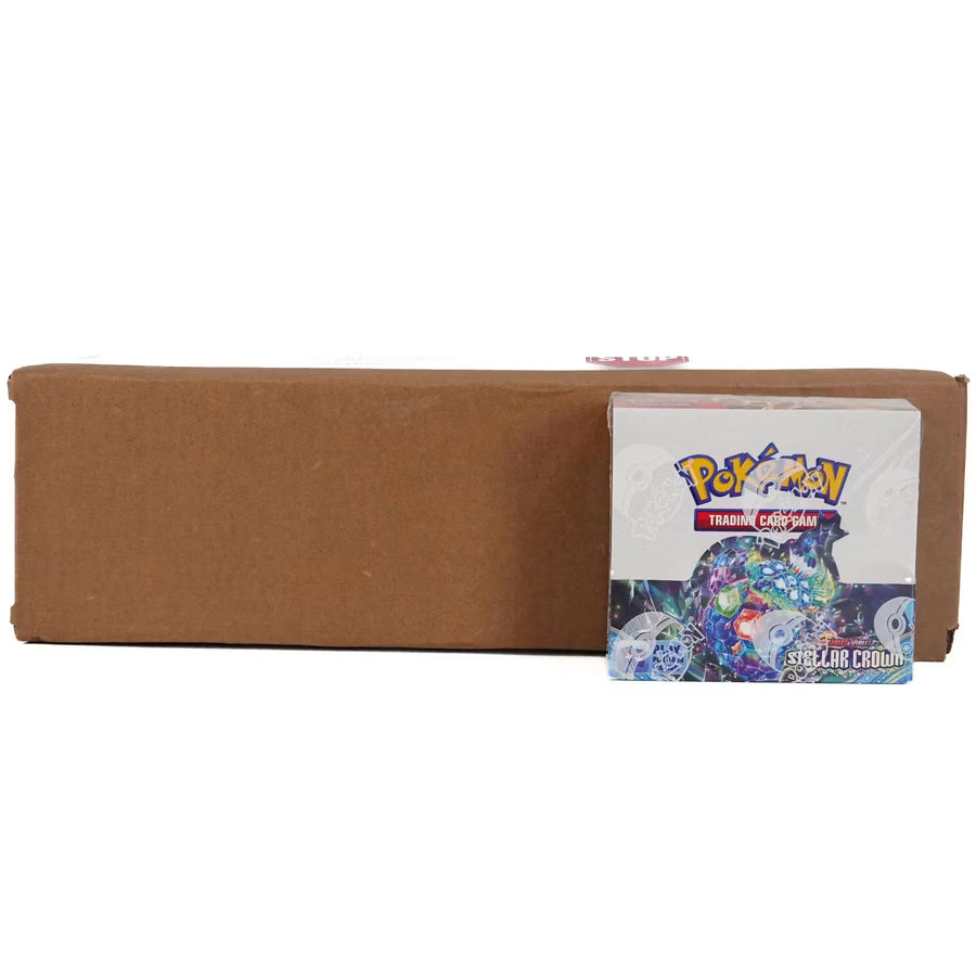 Pokemon Scarlet & Violet Stellar Crown Booster 6-Box Case (Ships Sealed Only)
