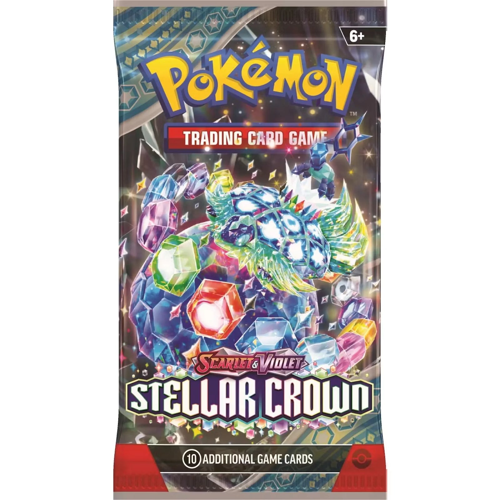 Pokemon Scarlet & Violet Stellar Crown Booster 6-Box Case (Ships Sealed Only)