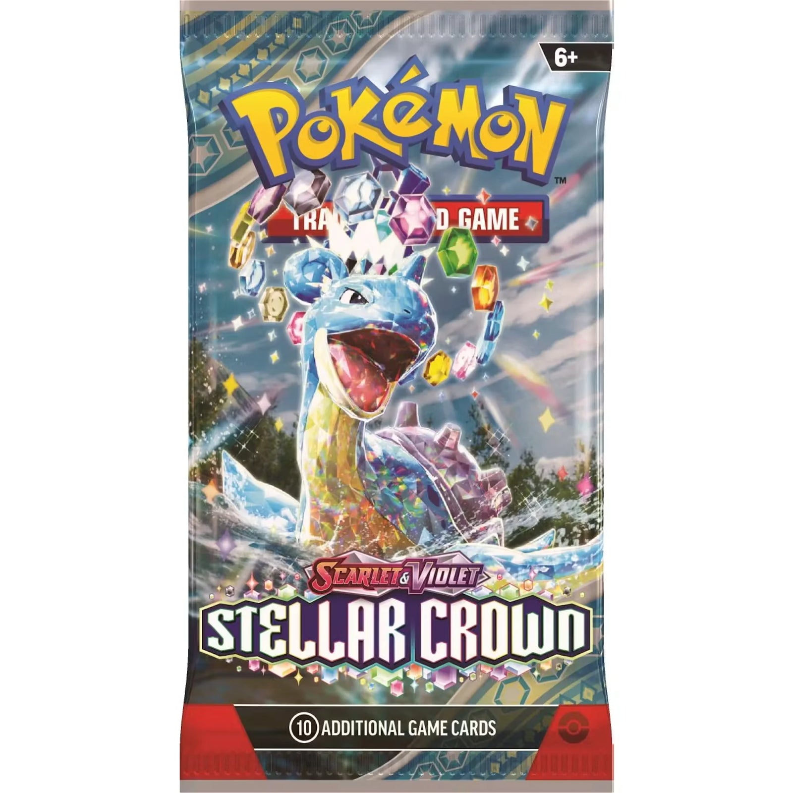 Pokemon Scarlet & Violet Stellar Crown Booster 6-Box Case (Ships Sealed Only)