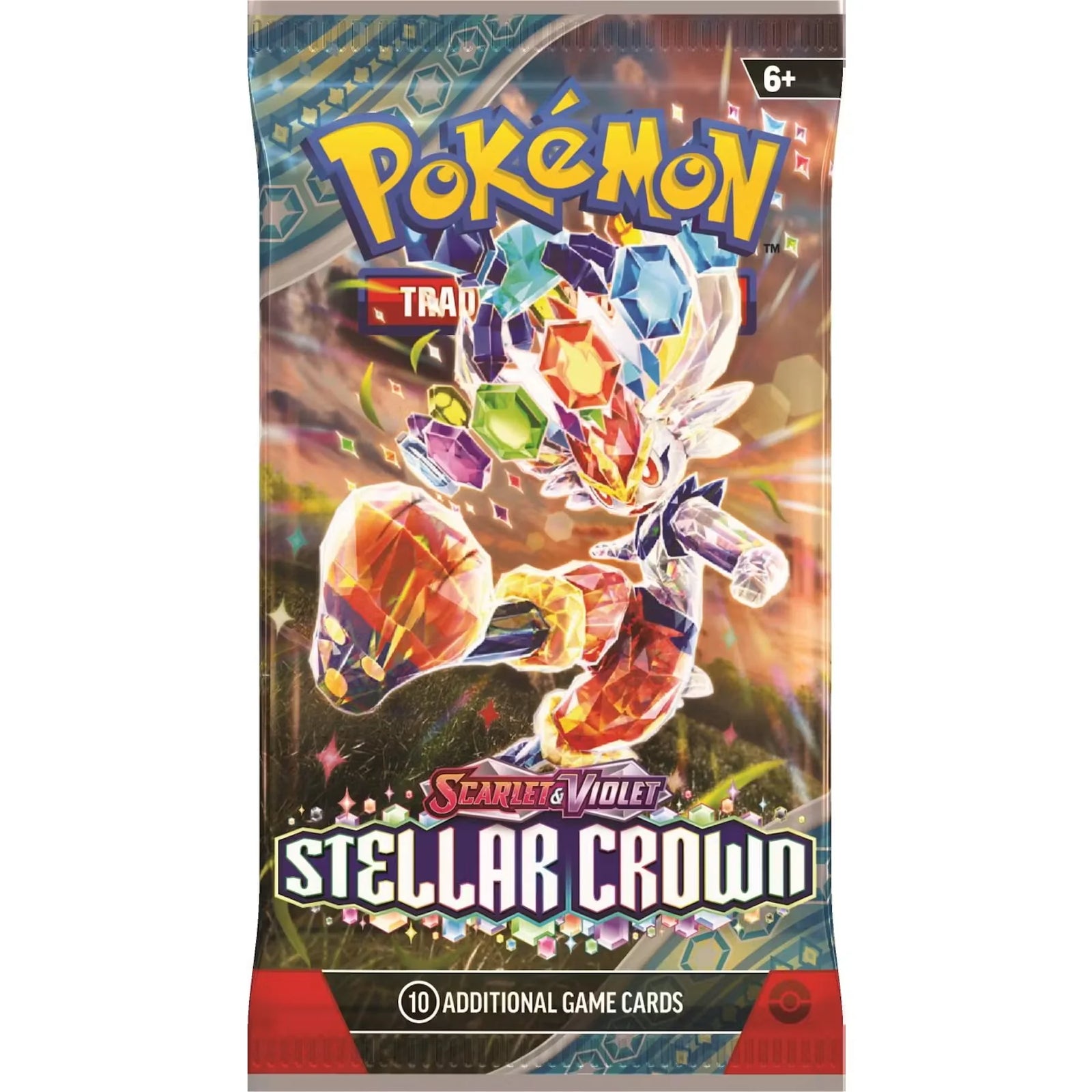 Pokemon Scarlet & Violet Stellar Crown Booster 6-Box Case (Ships Sealed Only)