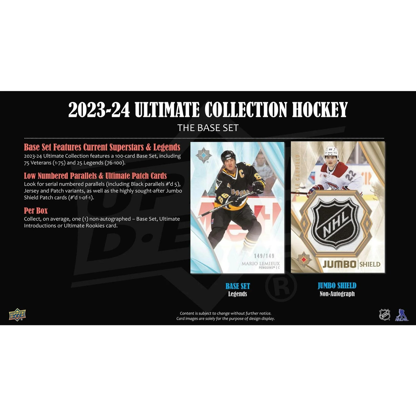 DRAFT - 2023-24 Upper Deck Ultimate Collection Hockey Hobby Box | dacardworld:BVXT0RYWLN