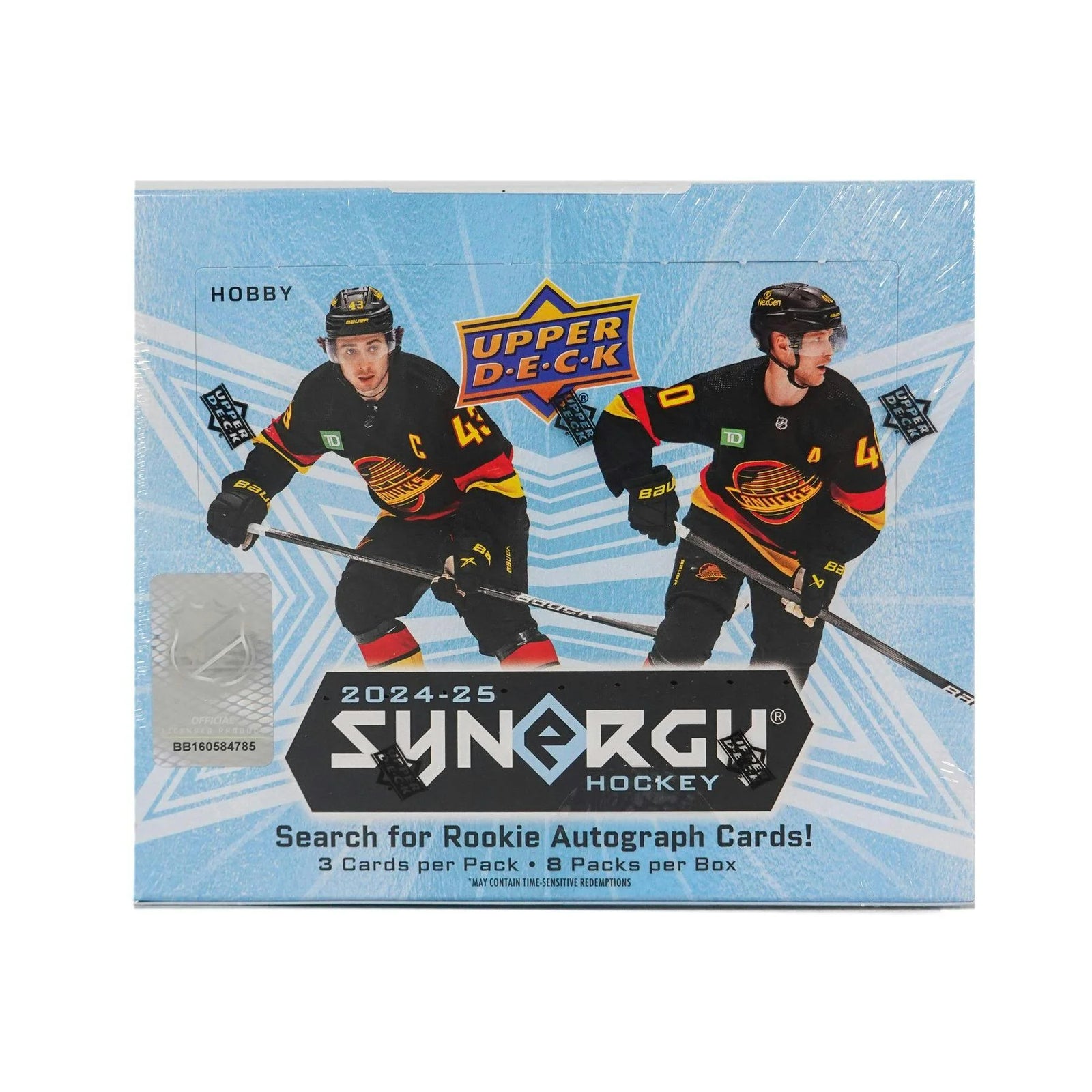 DRAFT - Just In 2024/25 Upper Deck Synergy Hockey Hobby 16-Box Case