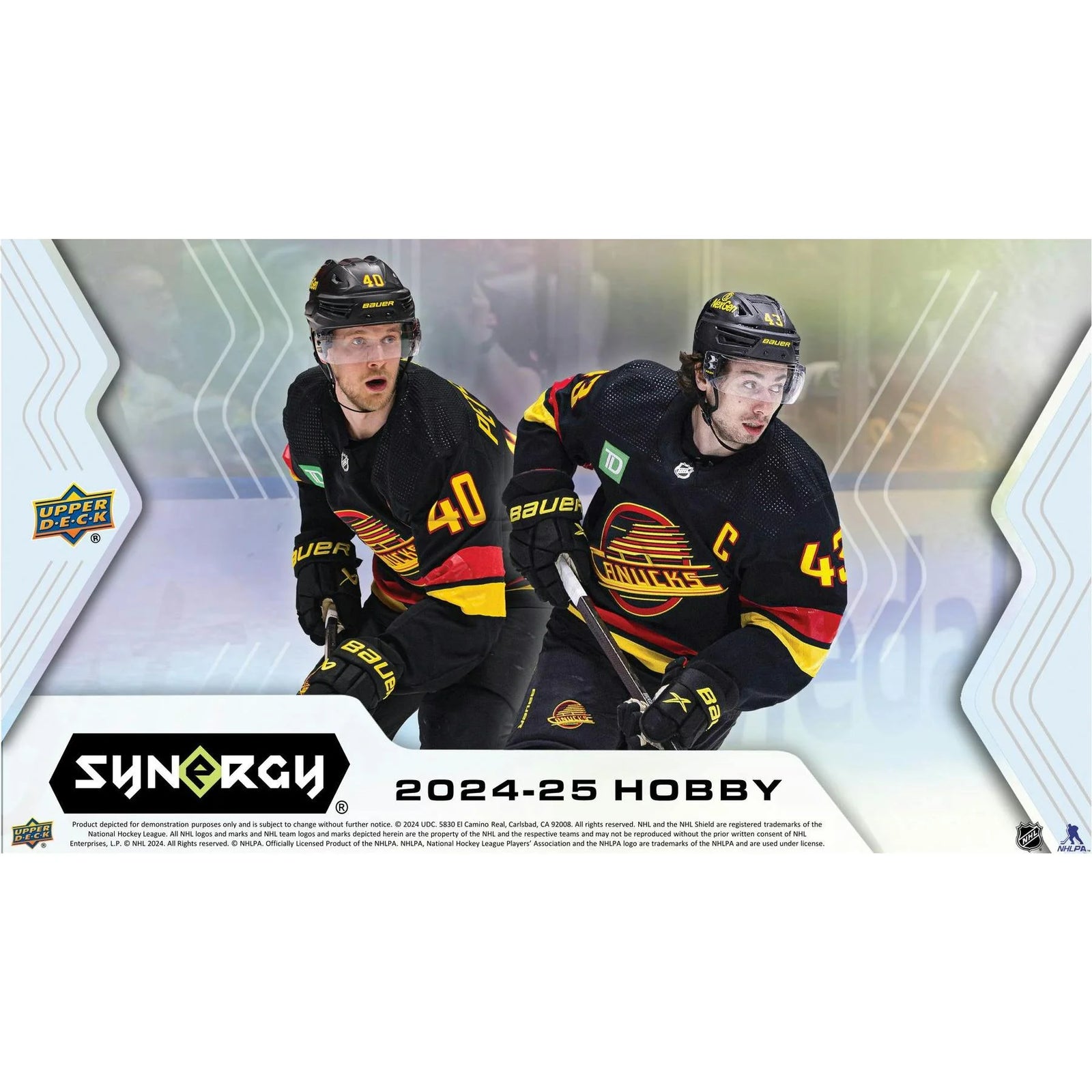 DRAFT - Just In 2024/25 Upper Deck Synergy Hockey Hobby 16-Box Case