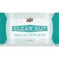 DRAFT - New 2023/24 Upper Deck Clear Cut Hockey Hobby 30-Box Case