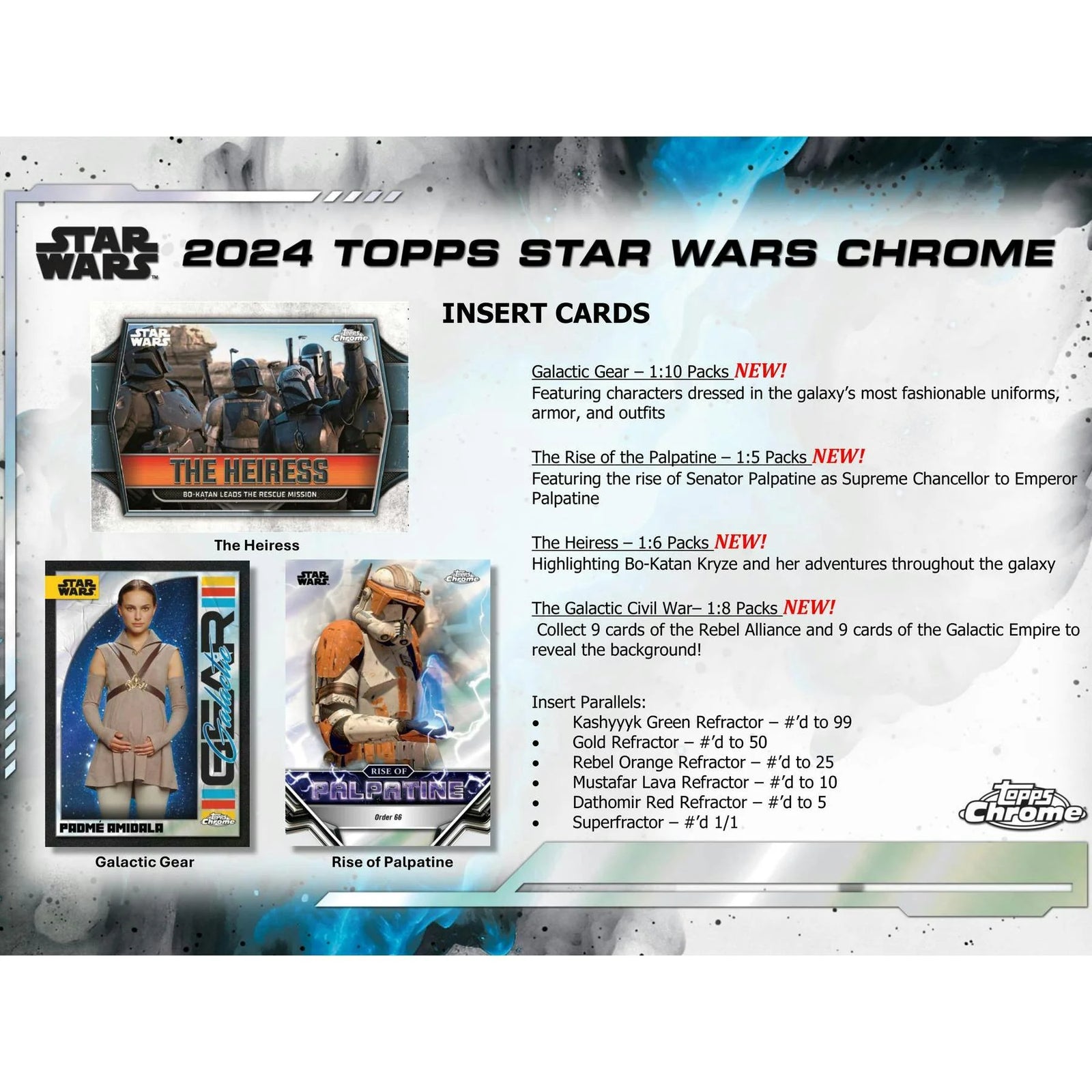 DRAFT - 2024 Topps Star Wars Chrome Hobby Box