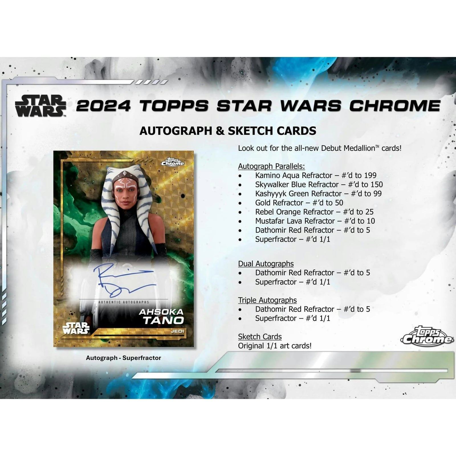 DRAFT - 2024 Topps Star Wars Chrome Hobby Box