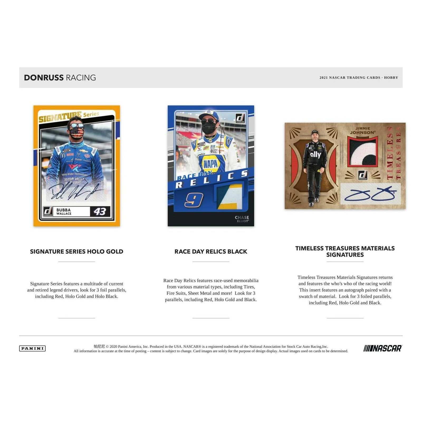DRAFT - Just In 2021 Panini Donruss Racing Hobby Box