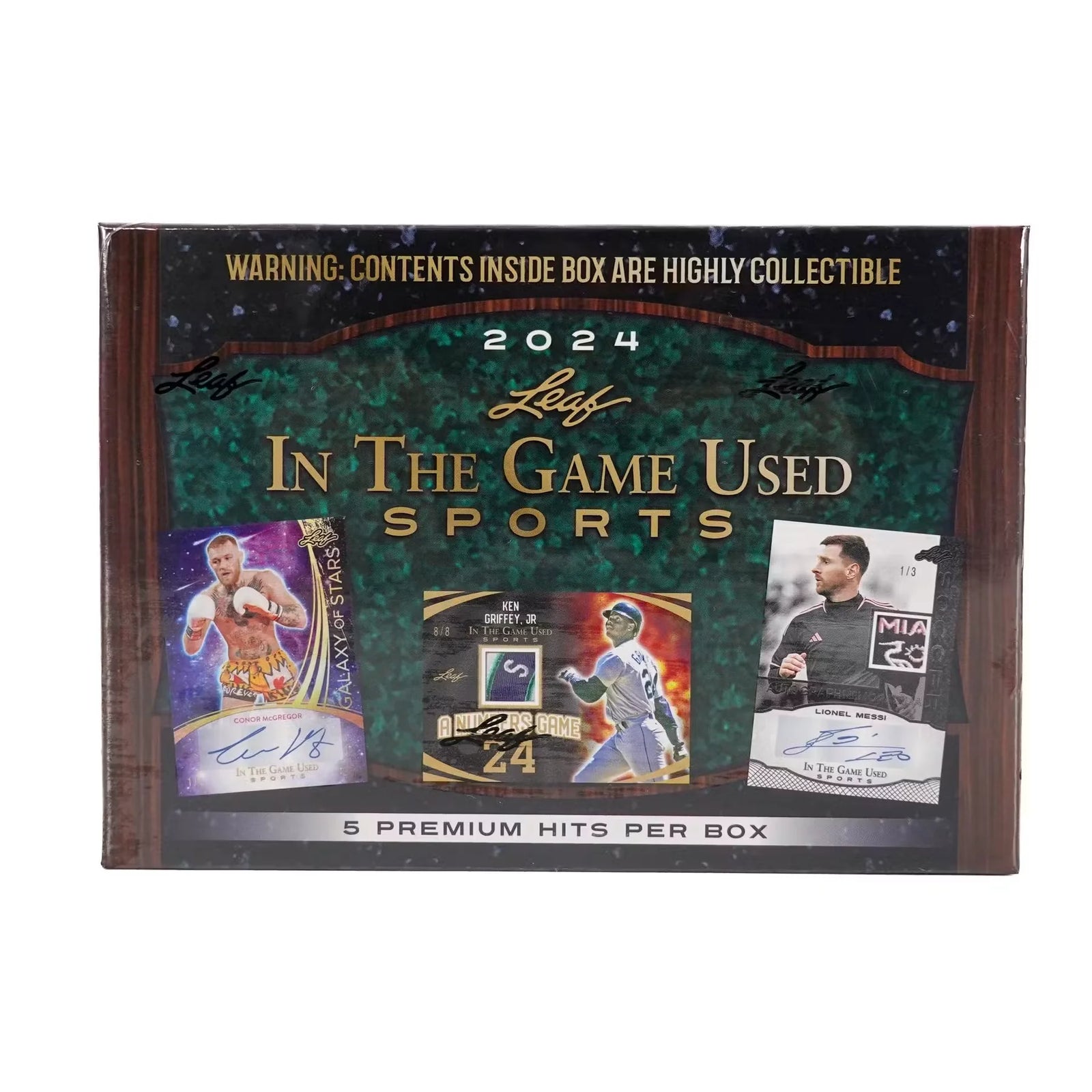 2024 Leaf In The Game Used Sports Hobby Box (Ships Sealed Only) - D2