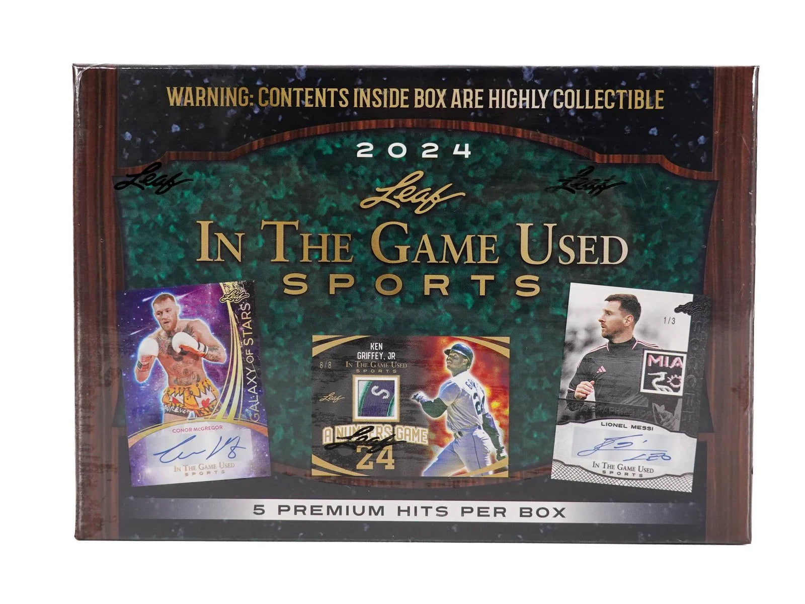 2024 Leaf In The Game Used Sports Hobby Box (Ships Sealed Only) - D2