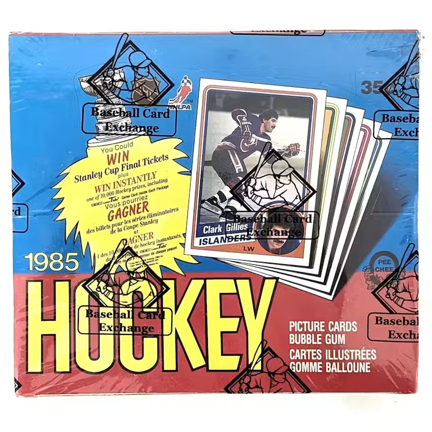 1984-85 O-Pee-Chee Hockey Wax Box (BBCE)(FASC)