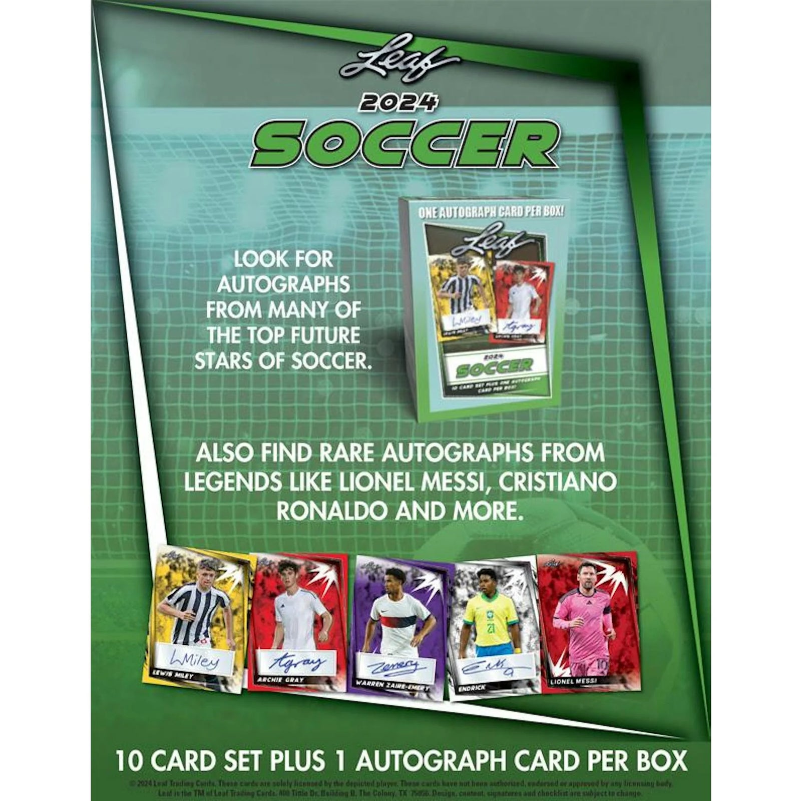 DRAFT - 2024 Leaf Soccer Blaster 20-Box Case | SKU BVYL0T03EF