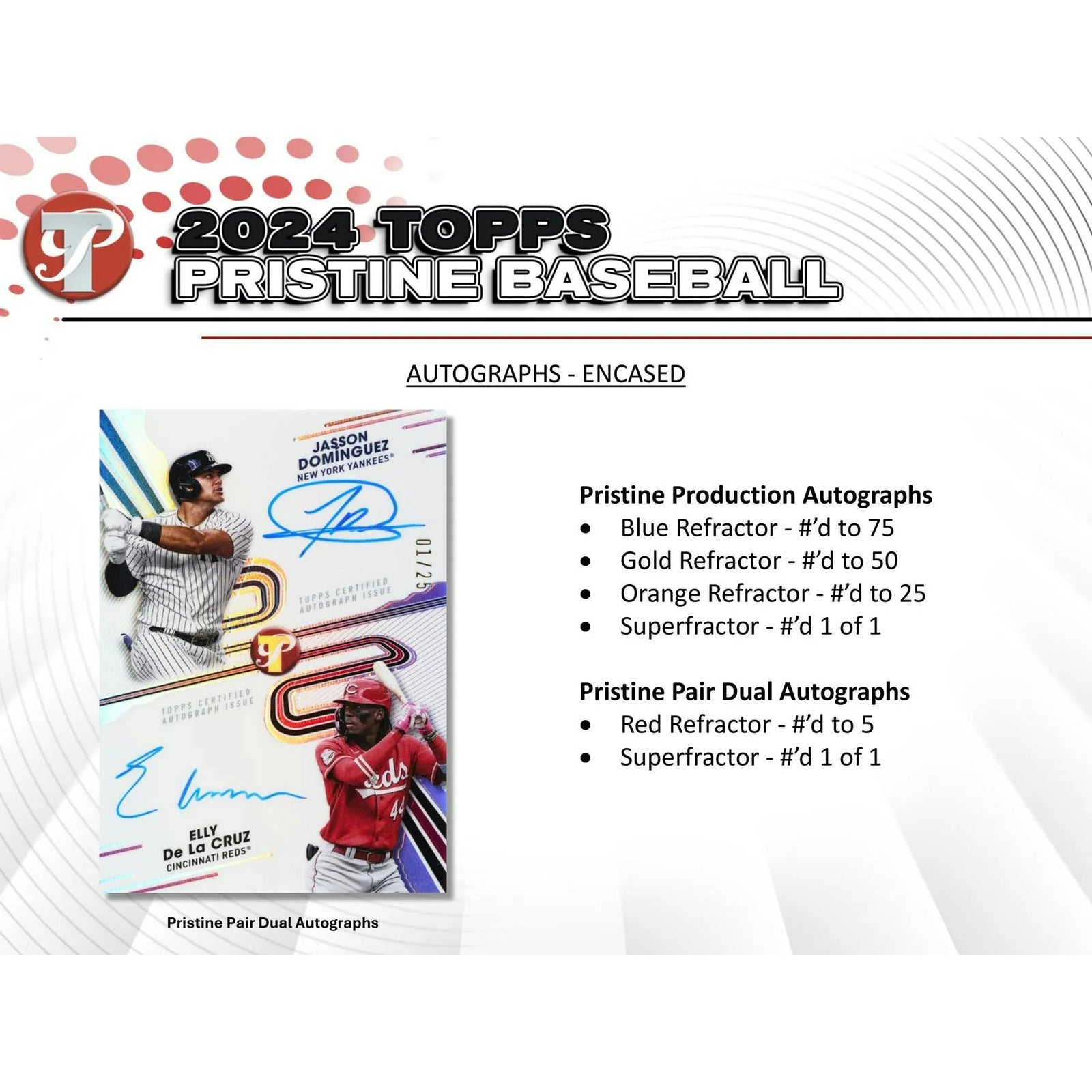 2024 Topps Pristine Baseball Hobby Box (Ships Sealed Only)