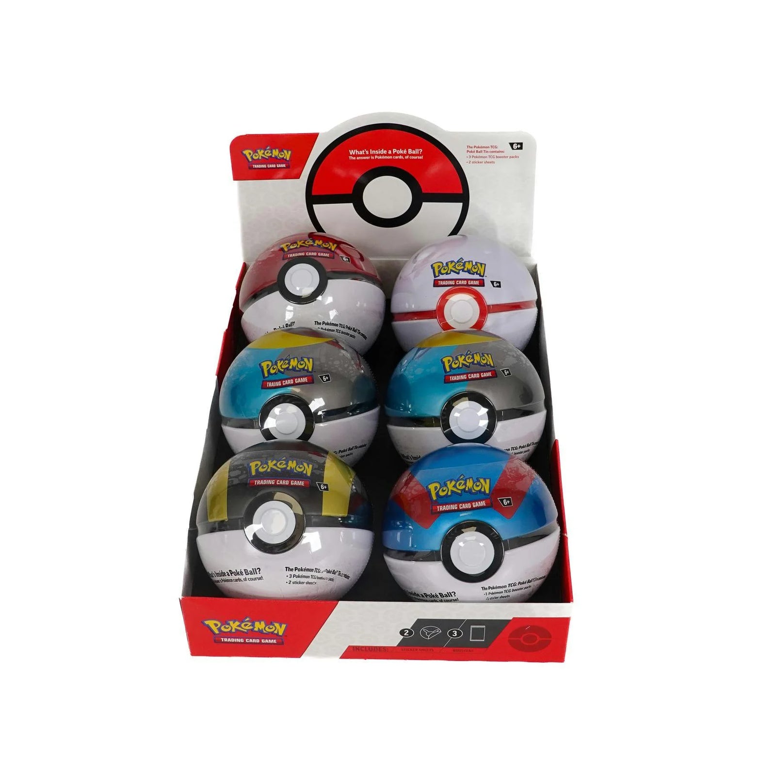 DRAFT - Pokemon Poke Ball Fall 2024 6-Tin Case | Sealed