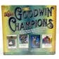 DRAFT - Just In 2021 Upper Deck Goodwin Champions Hobby 16-Box Case
