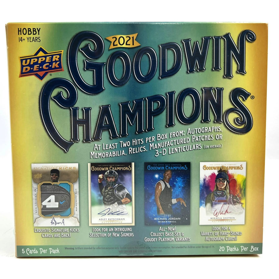 DRAFT - 2021 Upper Deck Goodwin Champions Hobby Box