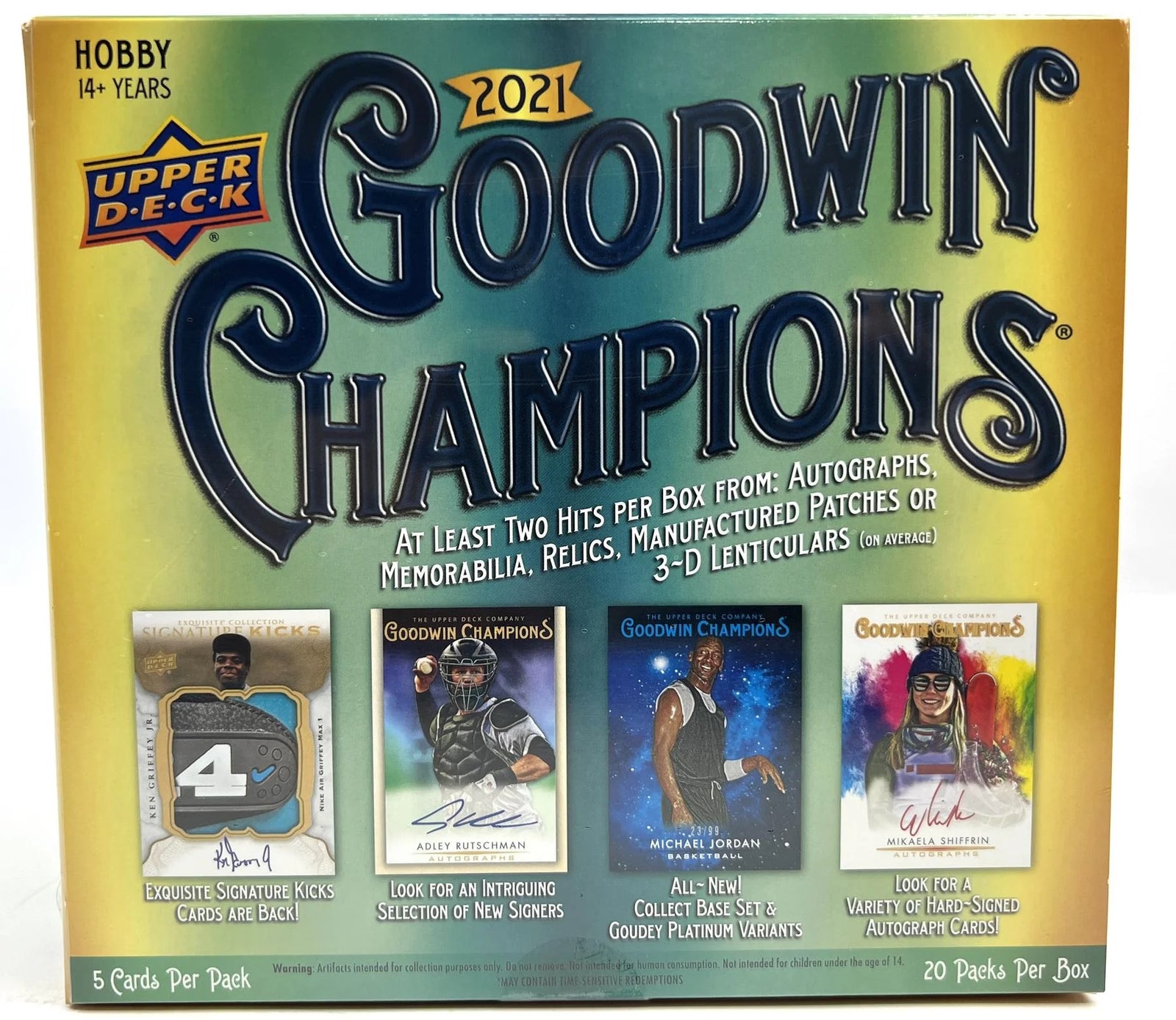 DRAFT - 2021 Upper Deck Goodwin Champions Hobby Box