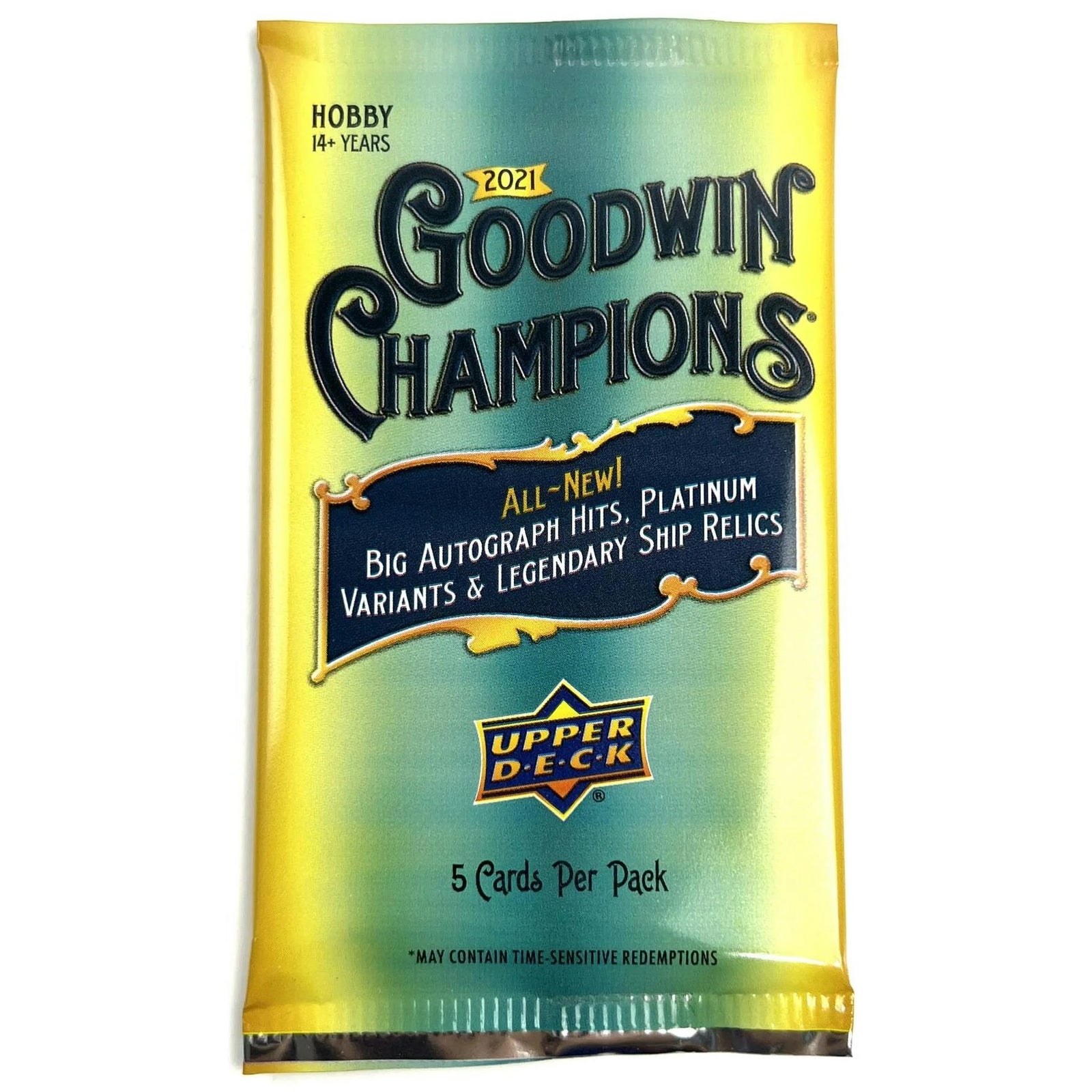 DRAFT - 2021 Upper Deck Goodwin Champions Hobby Box