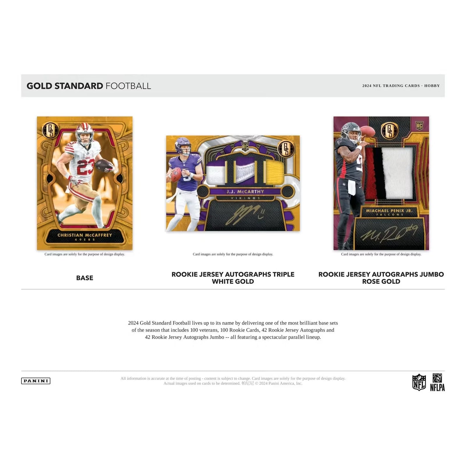 2024 Panini Gold Standard Football Hobby 12-Box Case (Ships Sealed Only)