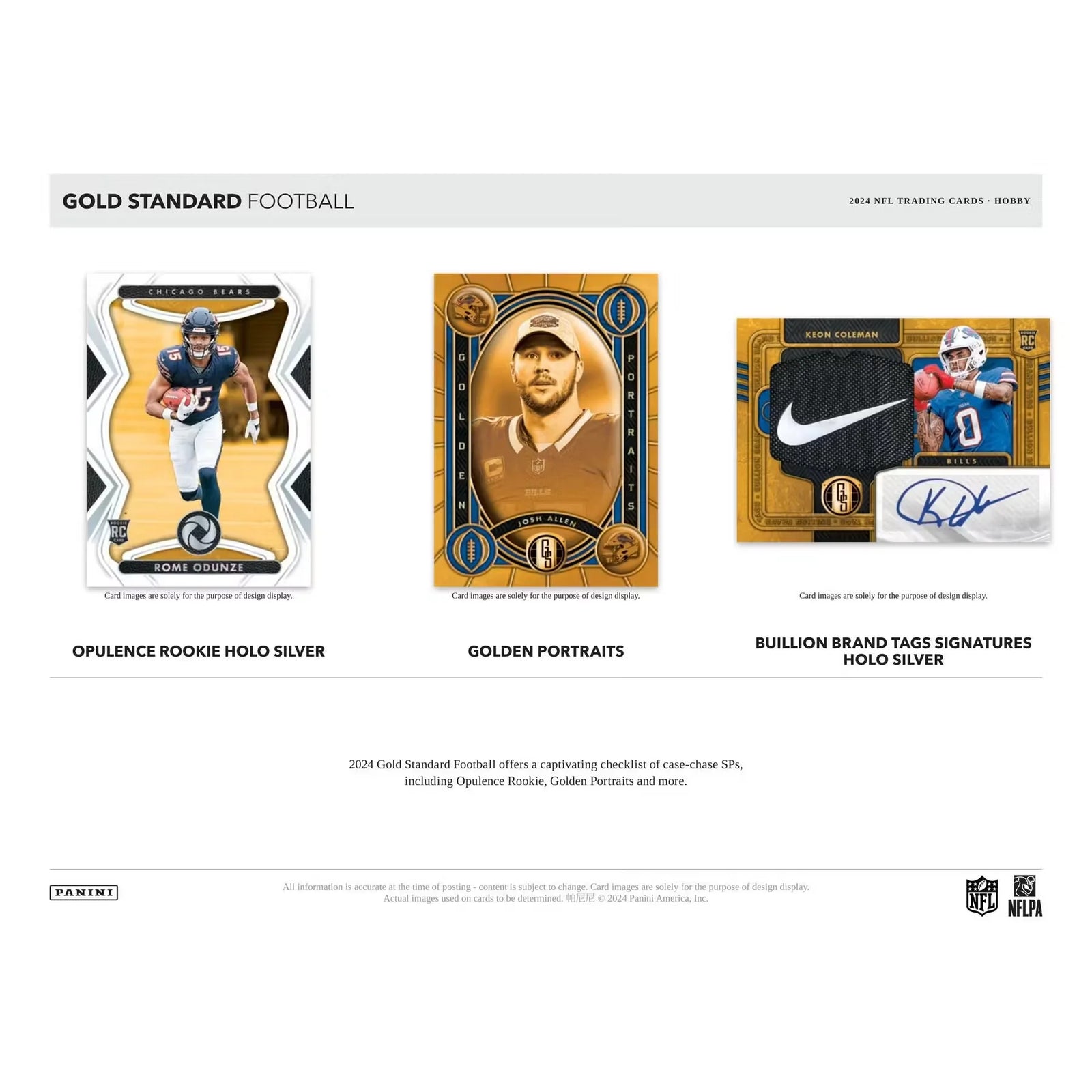2024 Panini Gold Standard Football Hobby 12-Box Case (Ships Sealed Only)