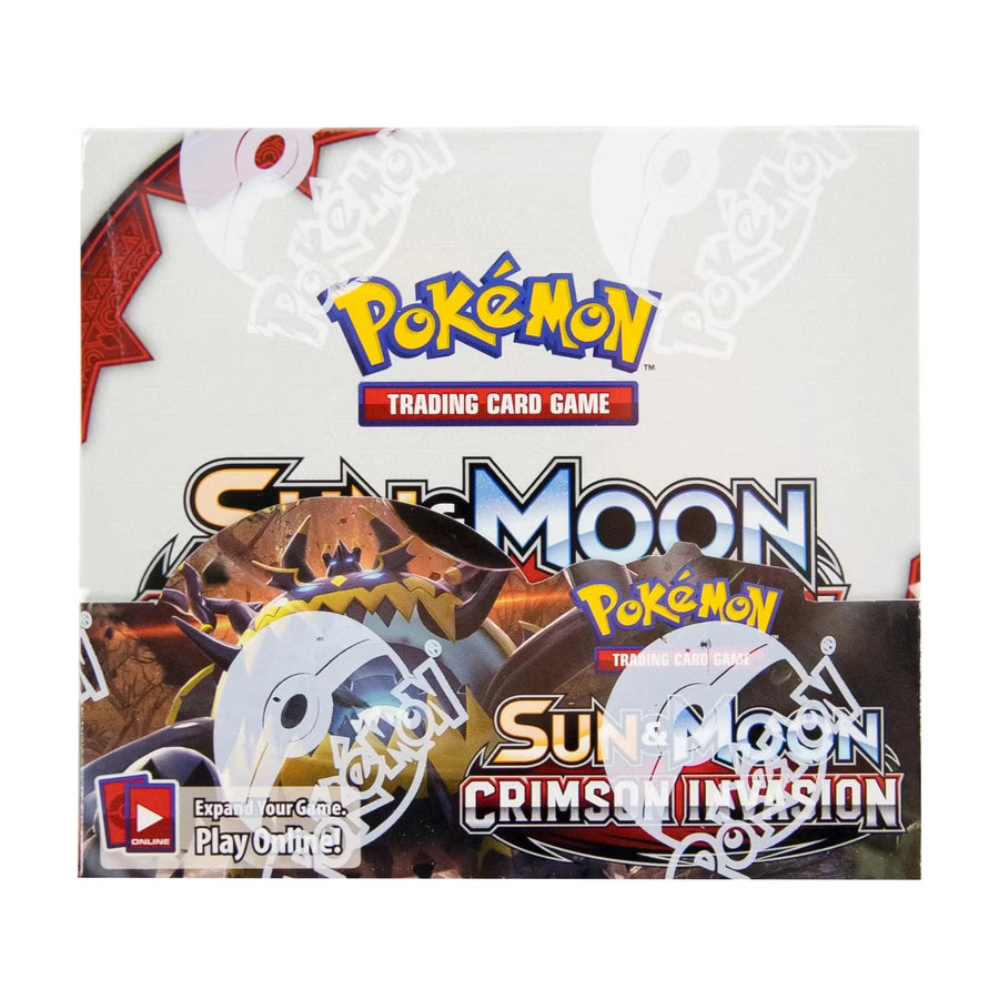 Pokemon Sun & Moon Crimson Invasion Booster Box | 36 Packs (Ships Sealed Only)