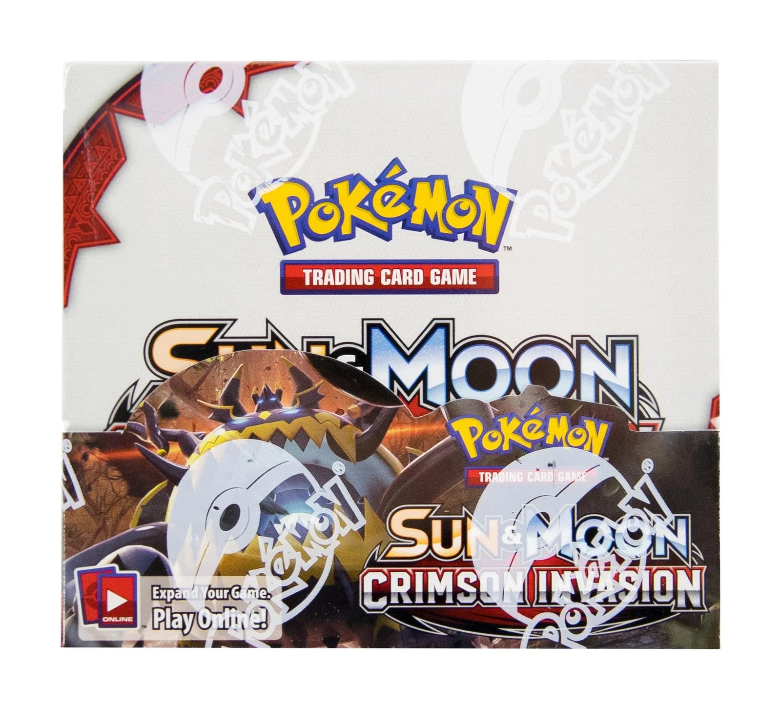Pokemon Sun & Moon Crimson Invasion Booster Box | 36 Packs (Ships Sealed Only)