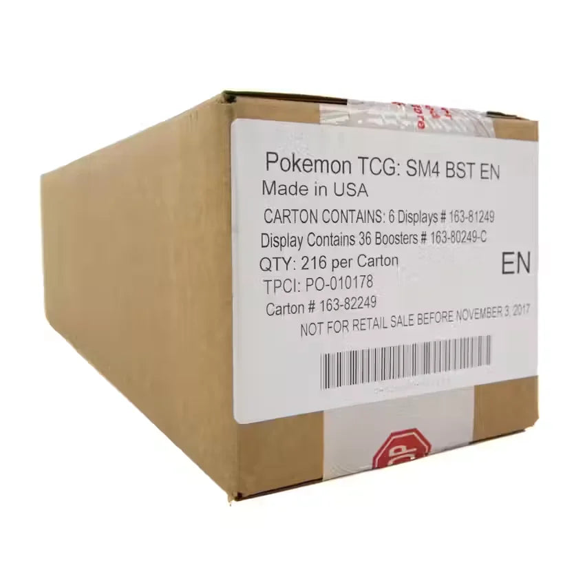 Pokemon Sun & Moon Crimson Invasion Booster 6-Box Case (Ships Sealed Only)