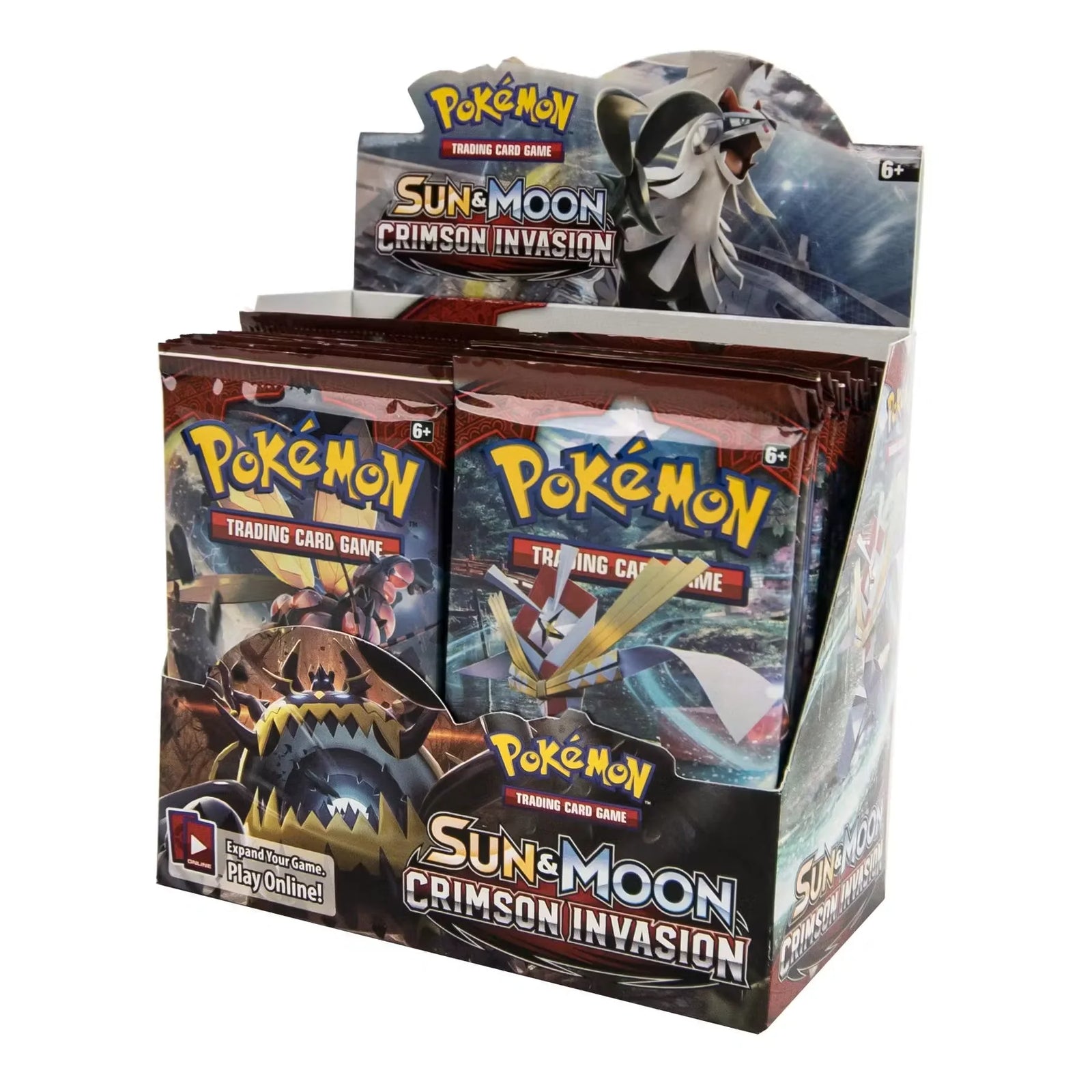 Pokemon Sun & Moon Crimson Invasion Booster 6-Box Case (Ships Sealed Only)