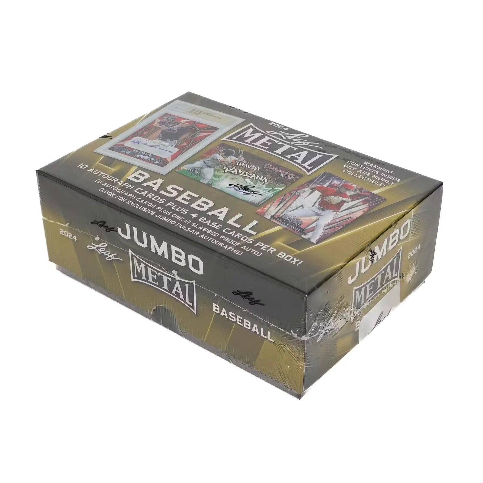 2024 Leaf Metal Baseball Jumbo Hobby Box | 8 Autographs (Ships Sealed Only)