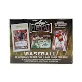 2024 Leaf Metal Baseball Jumbo Hobby Box | 8 Autographs (Ships Sealed Only)