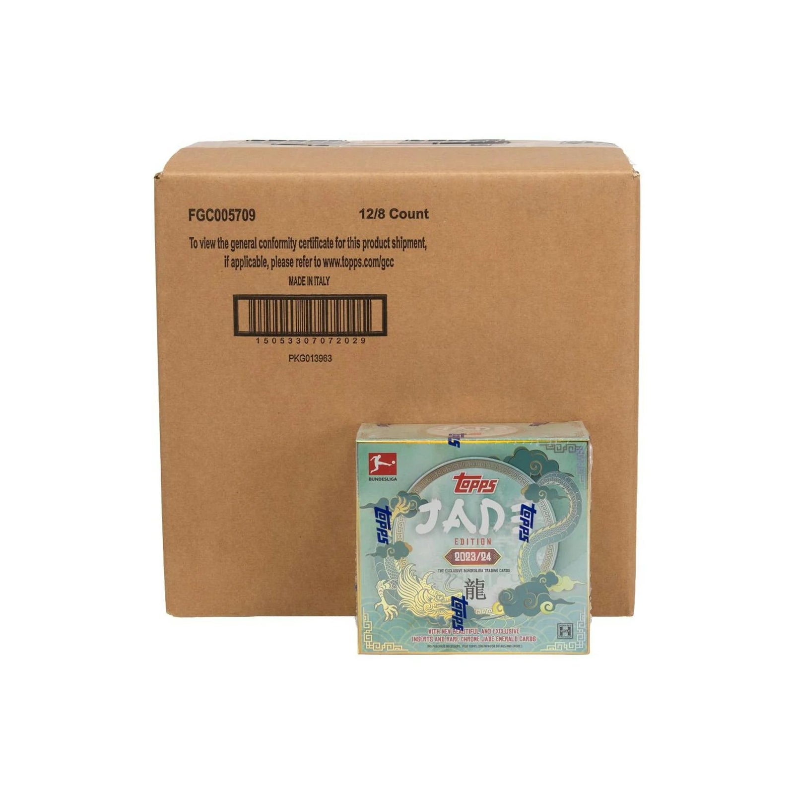 DRAFT - 2023/24 Topps Bundesliga Jade Edition Soccer Hobby 12-Box Case | dacardworld:BVZ80MQ92W
