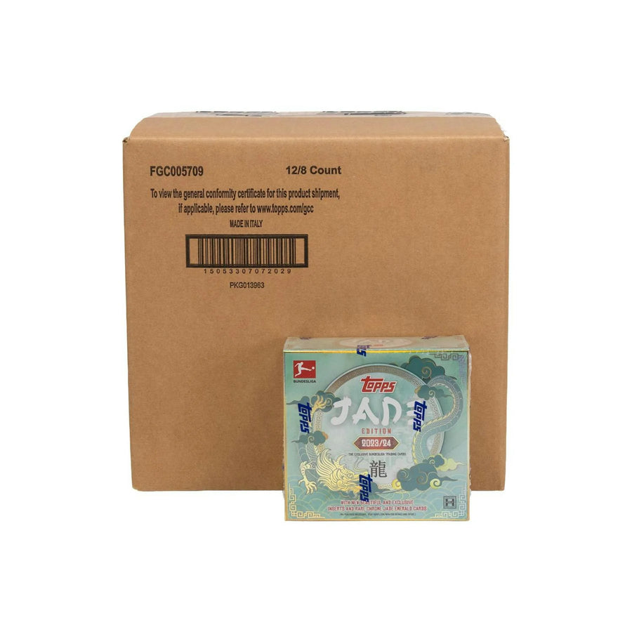 DRAFT - 2023/24 Topps Bundesliga Jade Edition Soccer Hobby 12-Box Case | dacardworld:BVZ80MQ92W