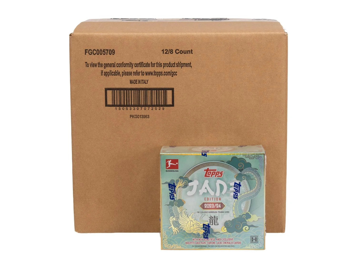 DRAFT - 2023/24 Topps Bundesliga Jade Edition Soccer Hobby 12-Box Case | dacardworld:BVZ80MQ92W
