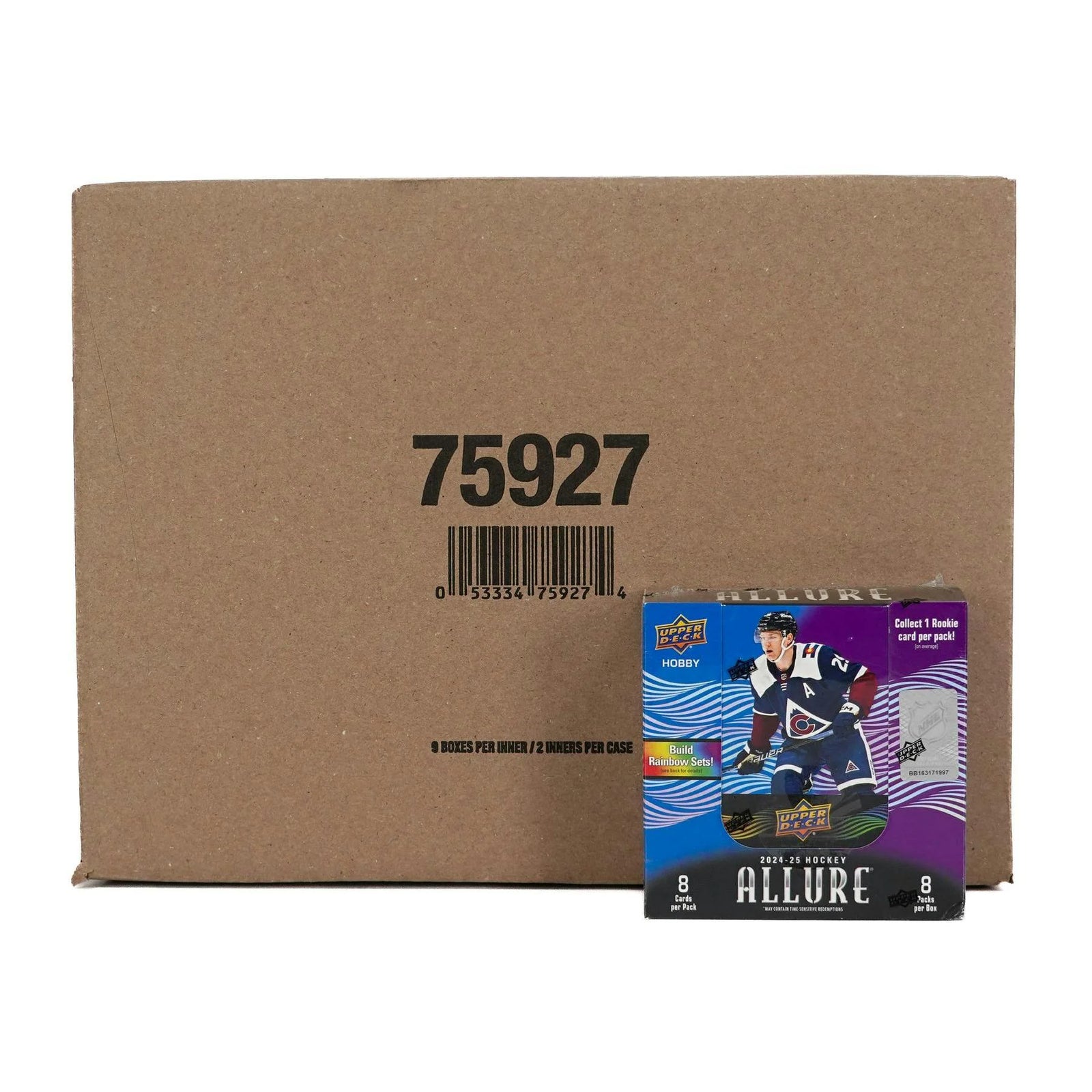 DRAFT - New 2024/25 Upper Deck Allure Hockey Hobby 18-Box Case