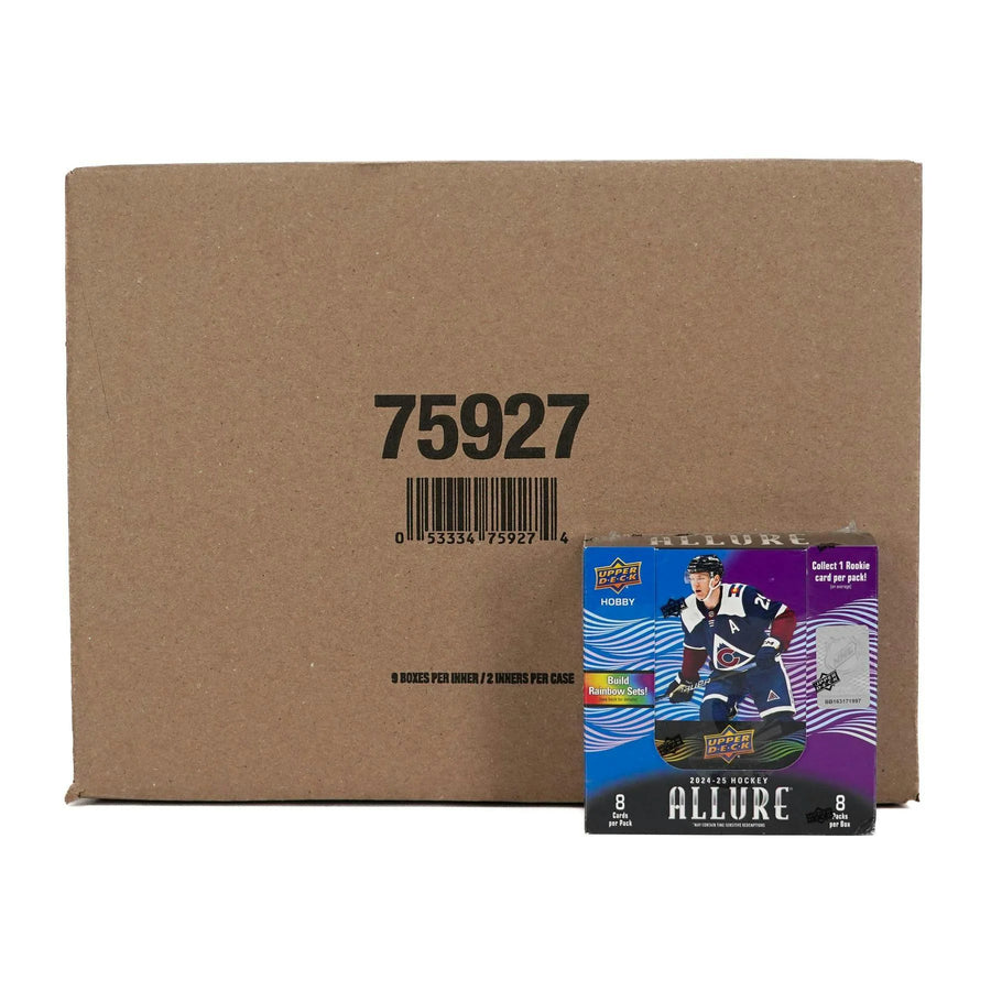 DRAFT - New 2024/25 Upper Deck Allure Hockey Hobby 18-Box Case
