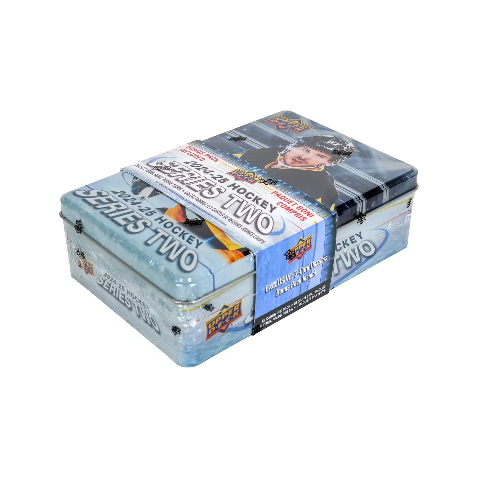 2024 25 Upper Deck Series 2 Hockey Tin Case 12 Count (Ships Sealed Only)