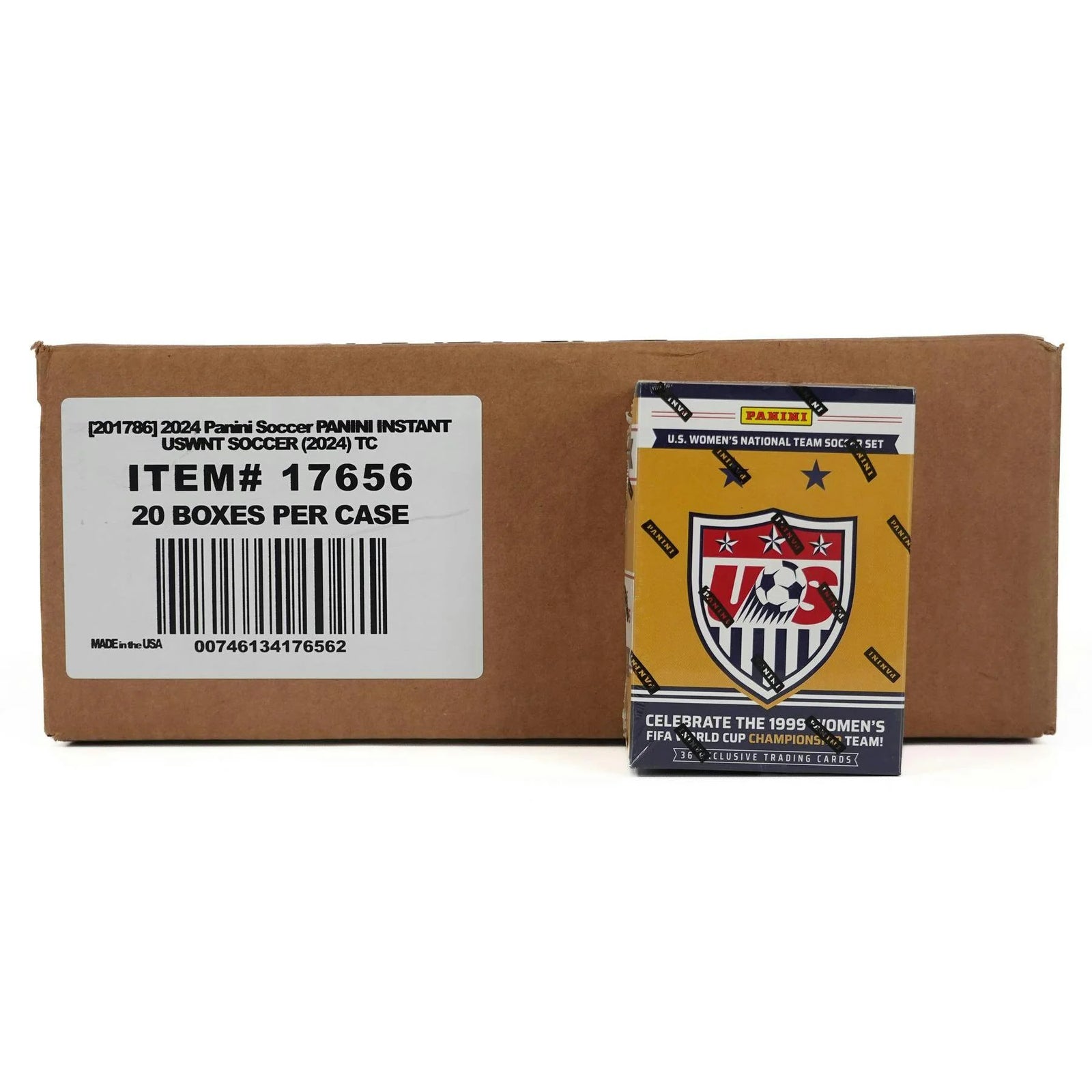 DRAFT - New 2024 Panini USWNT 1999 Women's FIFA World Cup Champions Soccer Team Set 20-Box Case