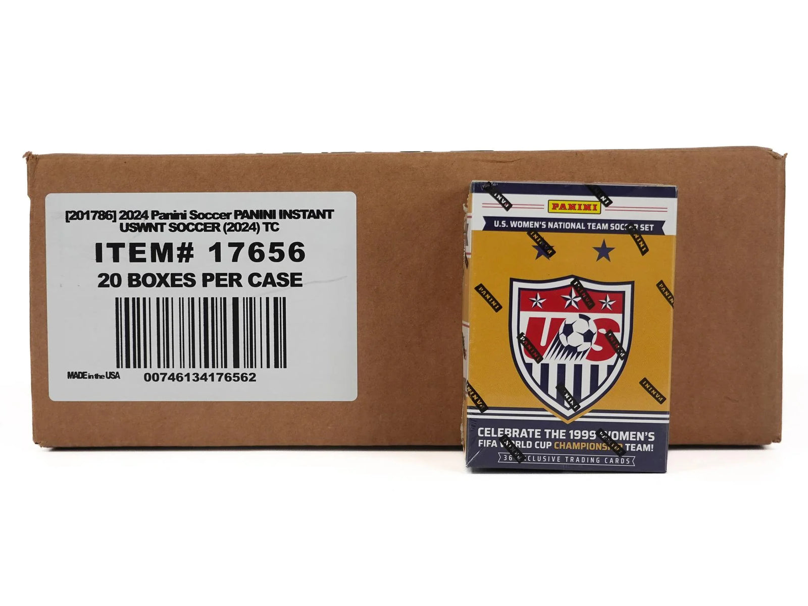 DRAFT - New 2024 Panini USWNT 1999 Women's FIFA World Cup Champions Soccer Team Set 20-Box Case