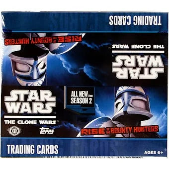 2010 Topps Star Wars The Clone Wars Rise of the Bounty Hunters Hobby Box (Ships Sealed Only)