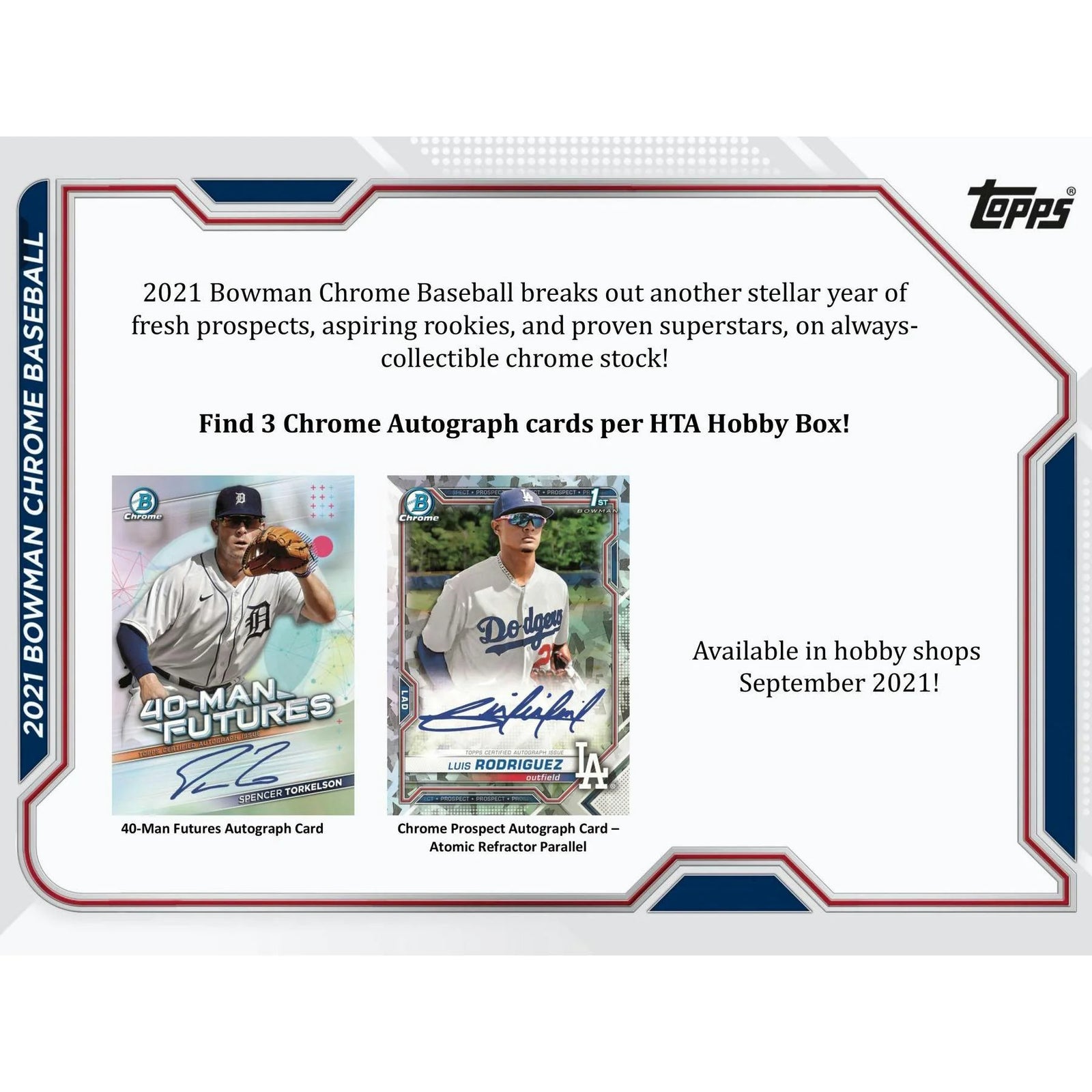 DRAFT - Just In 2021 Bowman Chrome Baseball HTA Choice Box